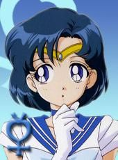 Sailor Mercury - alta cu ea transformata si semnul planetei - ~sailor moon~
