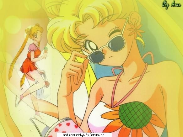 sailor moon - acum le voi pune pe acelea cu ea om adica usagi - ~sailor moon~